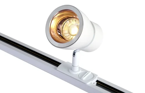 Трековый светильник CLT 0.31 009 WH-GO Crystal Lux белый для шинопроводов серии Clt 0.31 009 белый фото 2